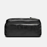 Large PU Leather Rose Pattern Shoulder Bag.