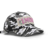 Adjustable Cotton Baseball Cap with Letter Design.
