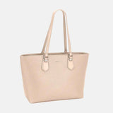 David Jones Medium PU Leather Tote Bag.