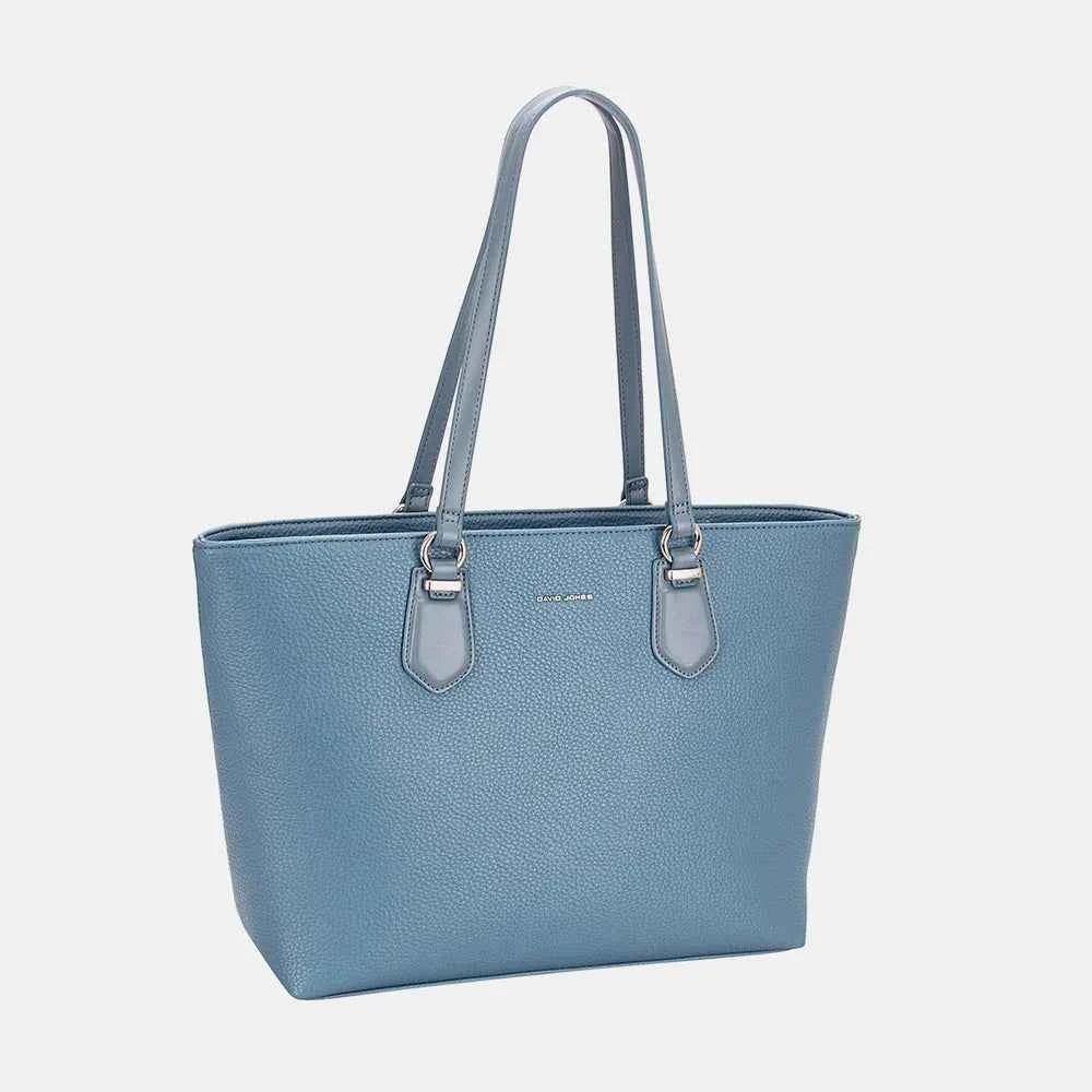 David Jones Medium PU Leather Tote Bag.