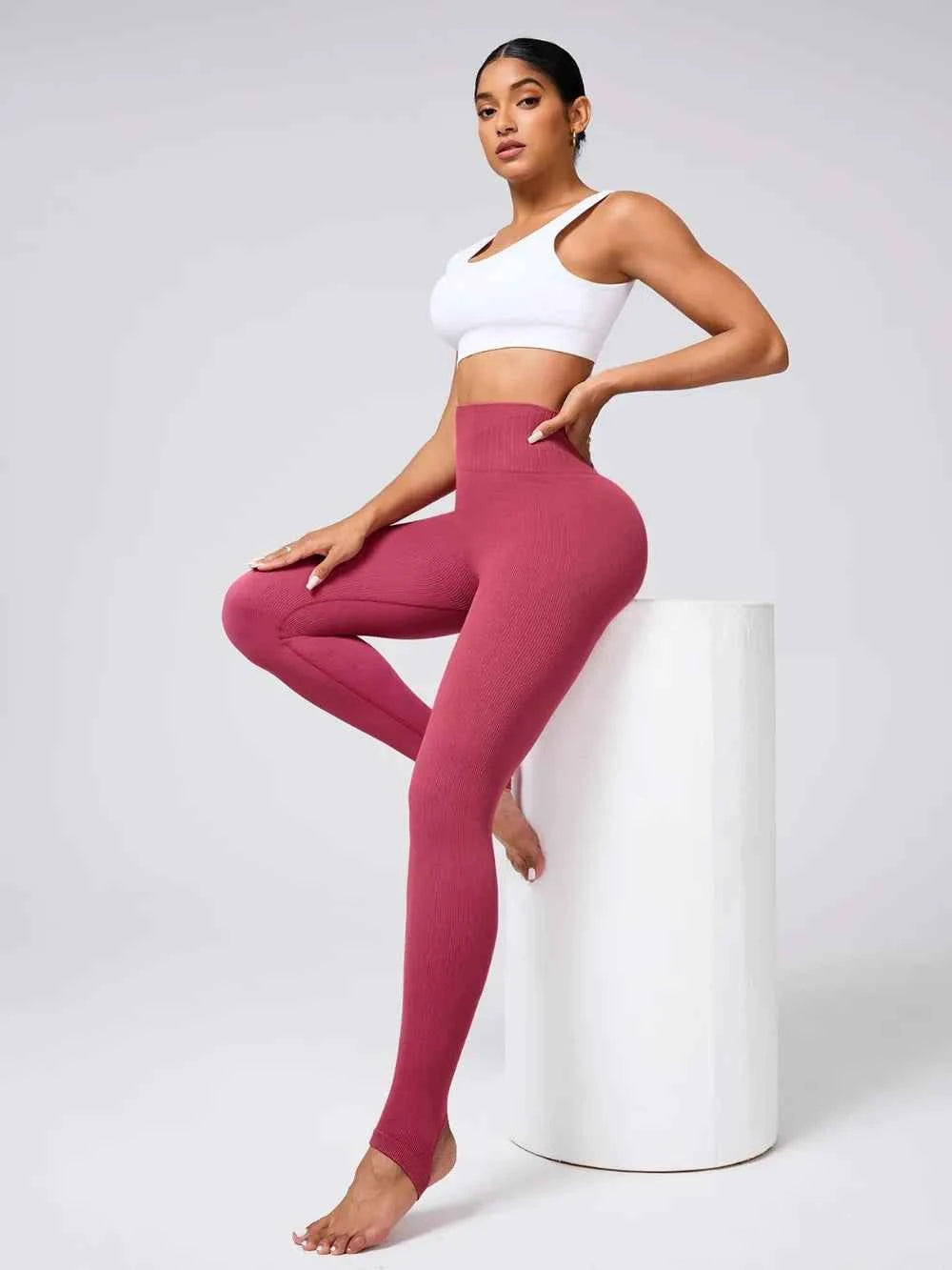 High Waist Stirrup Active Leggings.