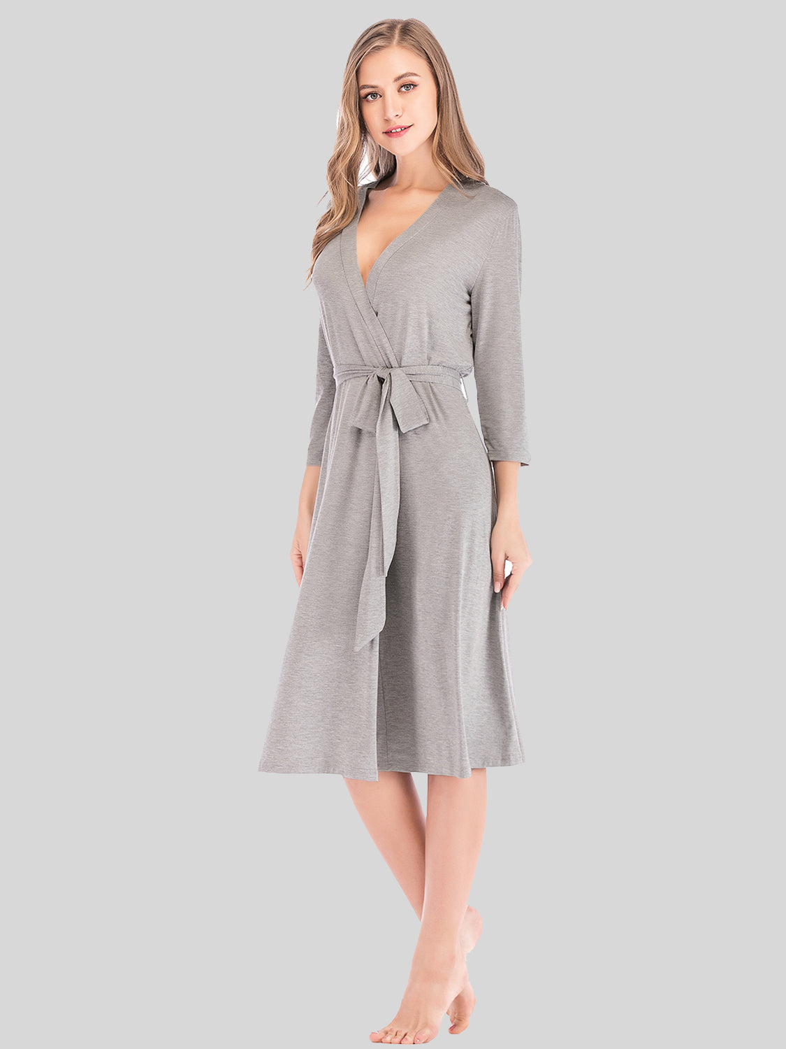 Plunge Tie Front Night Dress.