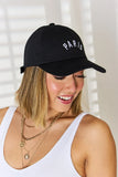 Embroidered City Baseball Cap.