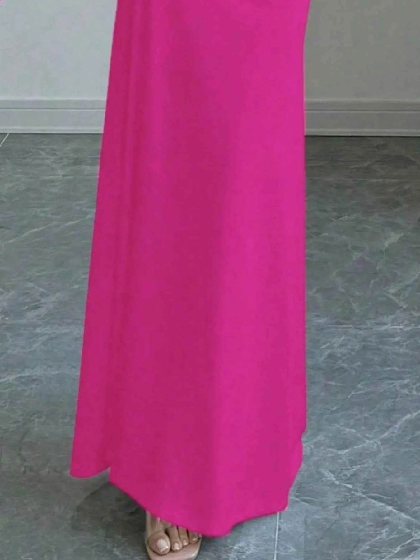 Off-Shoulder Long Sleeve Bodycon Maxi Dress.