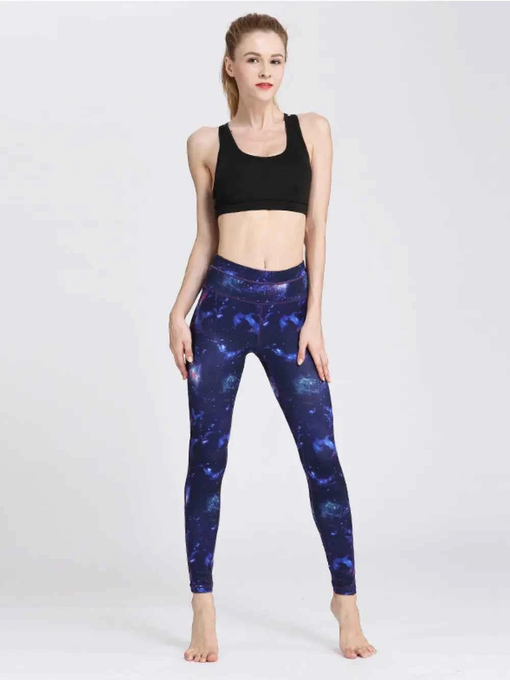 Printed High Waist Active Leggings.