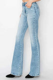RISEN High Rise Bootcut Jeans.