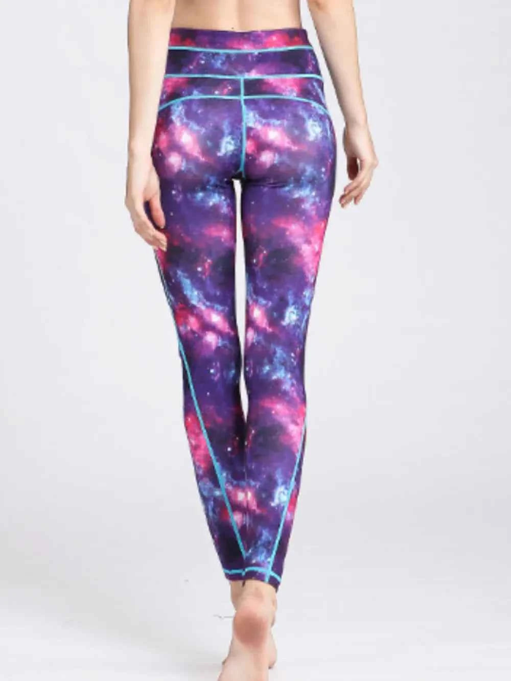 Printed High Waist Active Leggings.