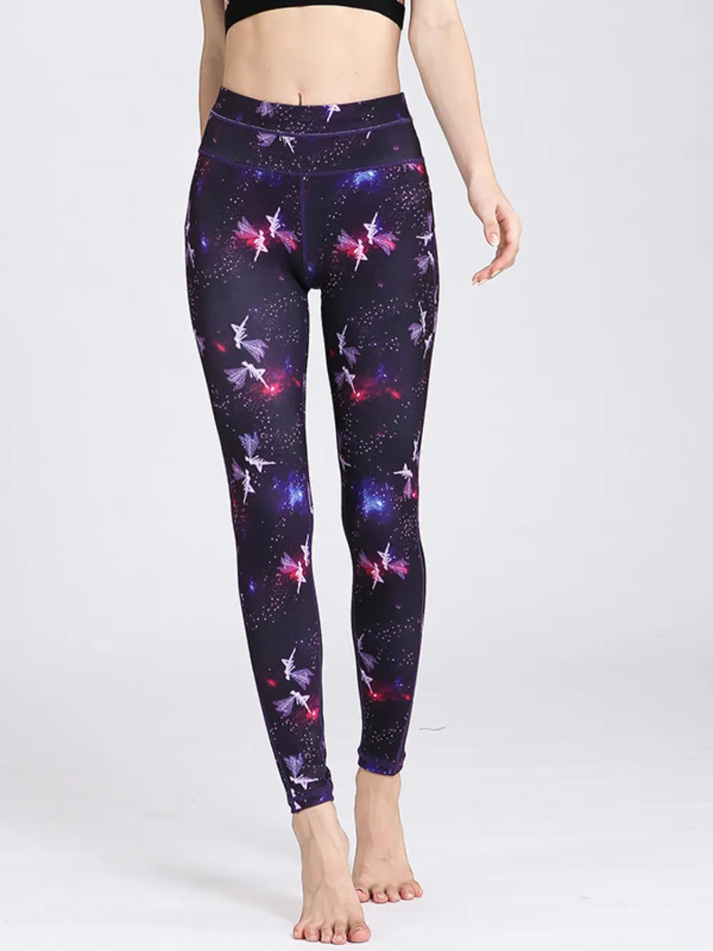 Printed High Waist Active Leggings.
