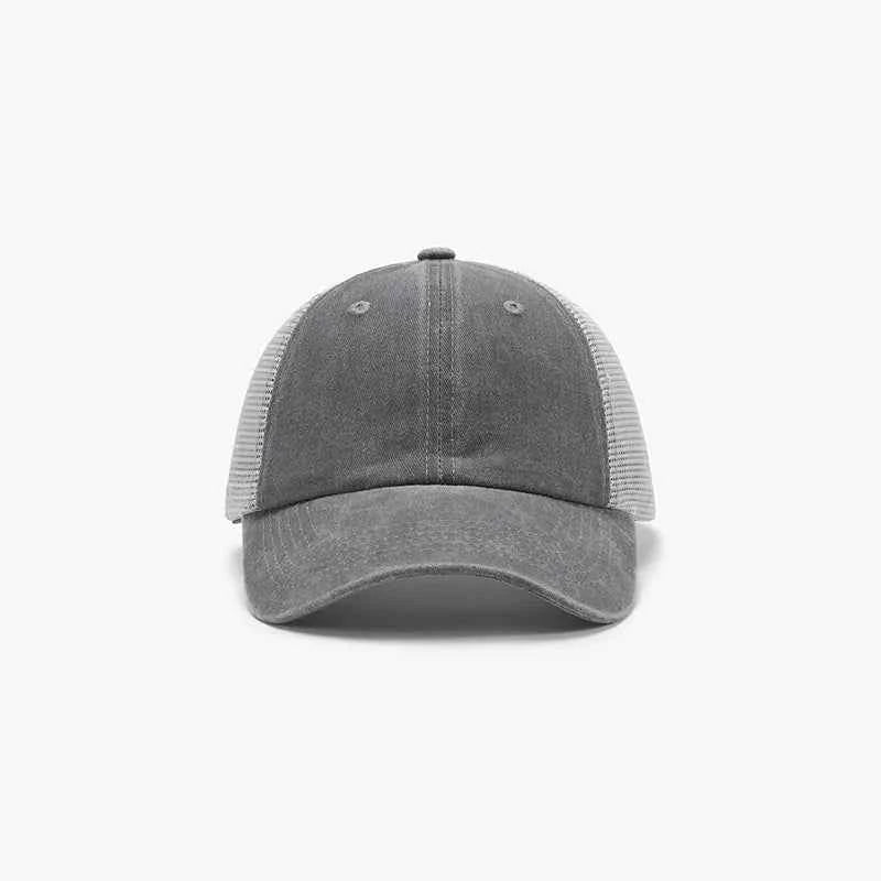 Breathable Mesh Adjustable Baseball Cap.