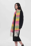 Fringe Gradient Thermal Scarf.