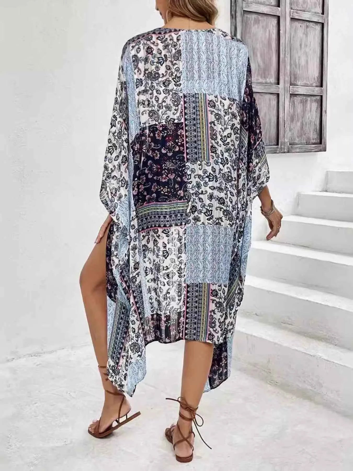 Printed Open Front Cover-Up.