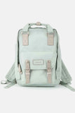 Himawari Contrast Water & Scratch-Resistant Nylon Backpack.