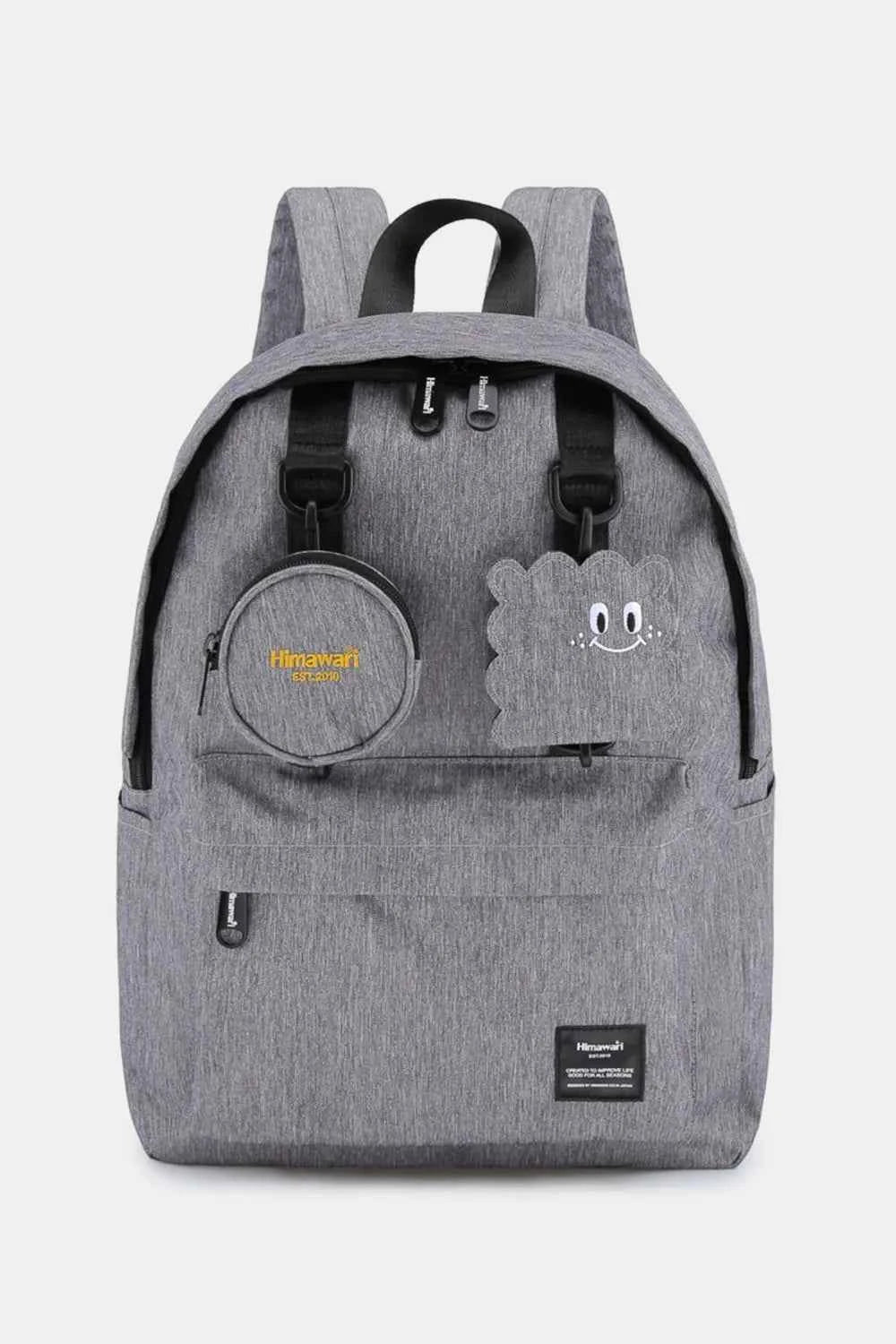 Himawari Waterproof Canvas Backpack with Detachable Coin Purse.