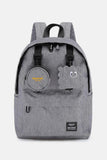 Himawari Waterproof Canvas Backpack with Detachable Coin Purse.
