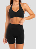 Halter Neck Cami and Shorts Active Set.
