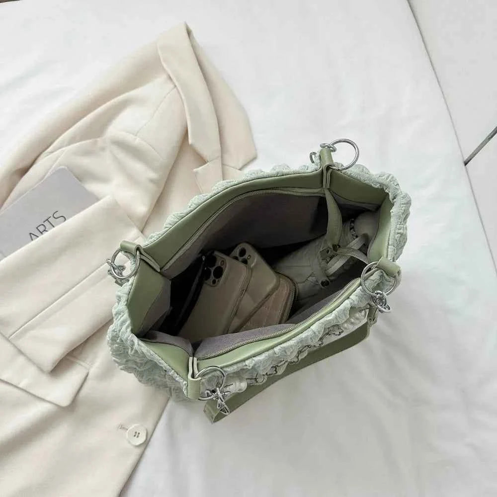 Bubble Textured Medium Tote Bag.