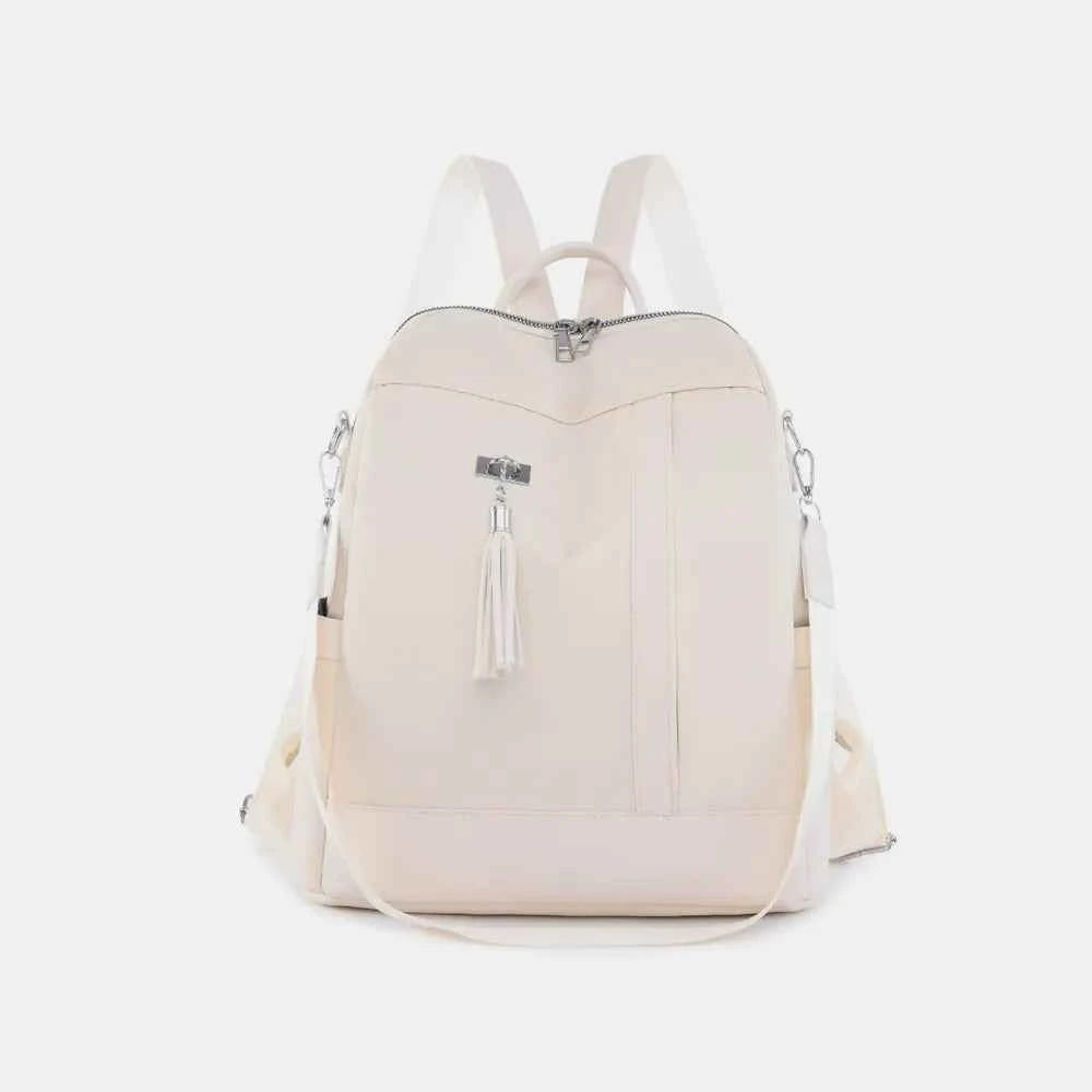 Tassel Oxford Cloth Backpack.