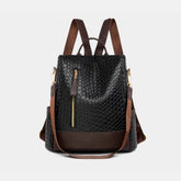 Large PU Leather Backpack Bag.