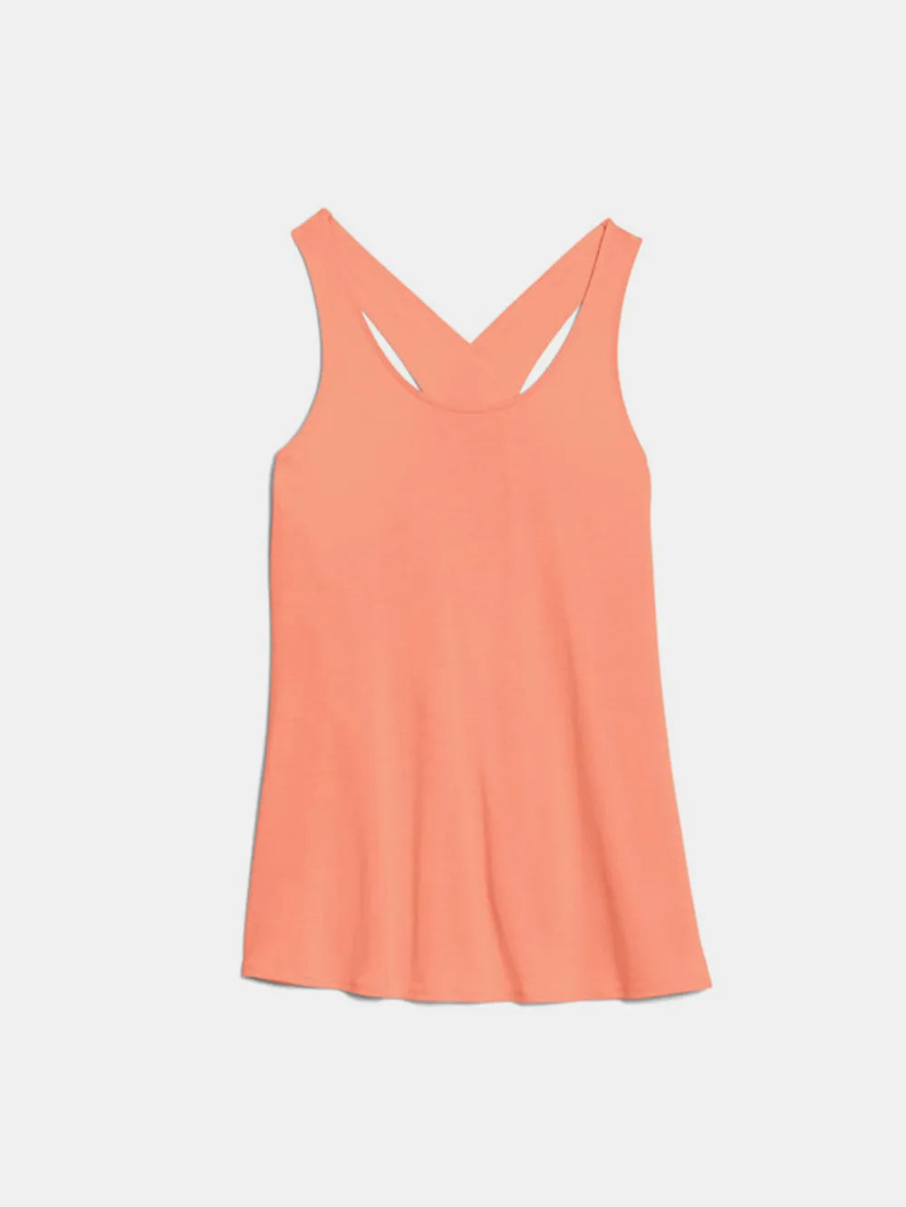 Crisscross Scoop Neck Active Tank Top.