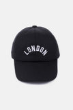 Embroidered City Baseball Cap.