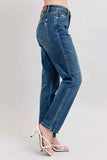 Judy Blue High Waisted Rigid Magic Straight Leg Jeans Plus Size.