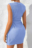 Sleeveless Ribbed Bodycon Dress.