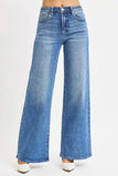 RISEN Full Size High Rise Wide Leg Jeans Plus Size.
