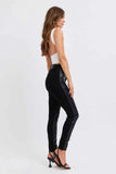 Judy Blue Plus Size High-Waisted Faux Leather Skinny Pants.