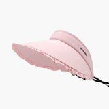 Frill Adjustable Ice Silk Sun Hat.