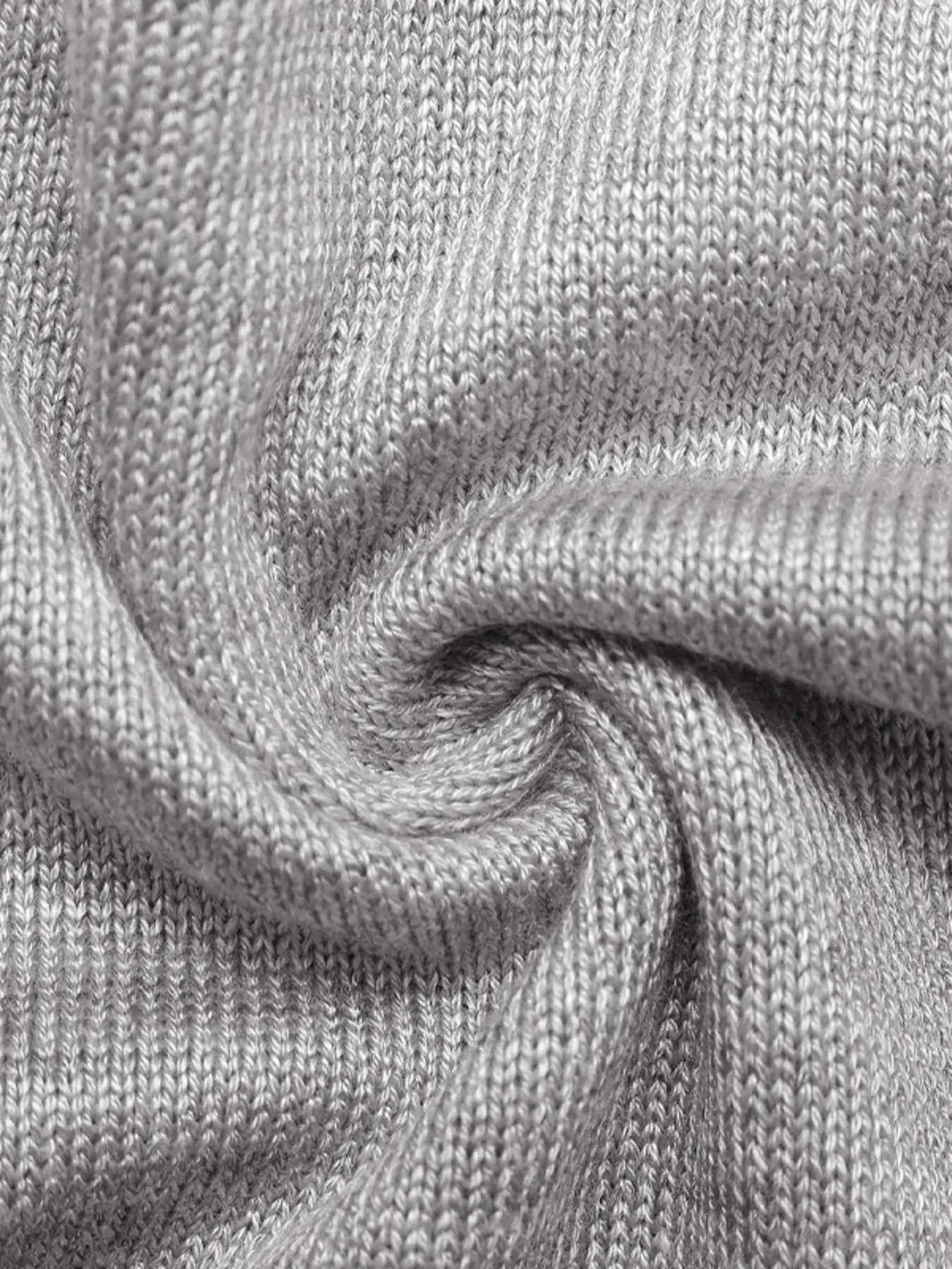 Ribbed Long Sleeve Top and Skirt Knit Set.