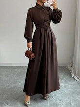 Long Sleeve Maxi Shirt Dress.