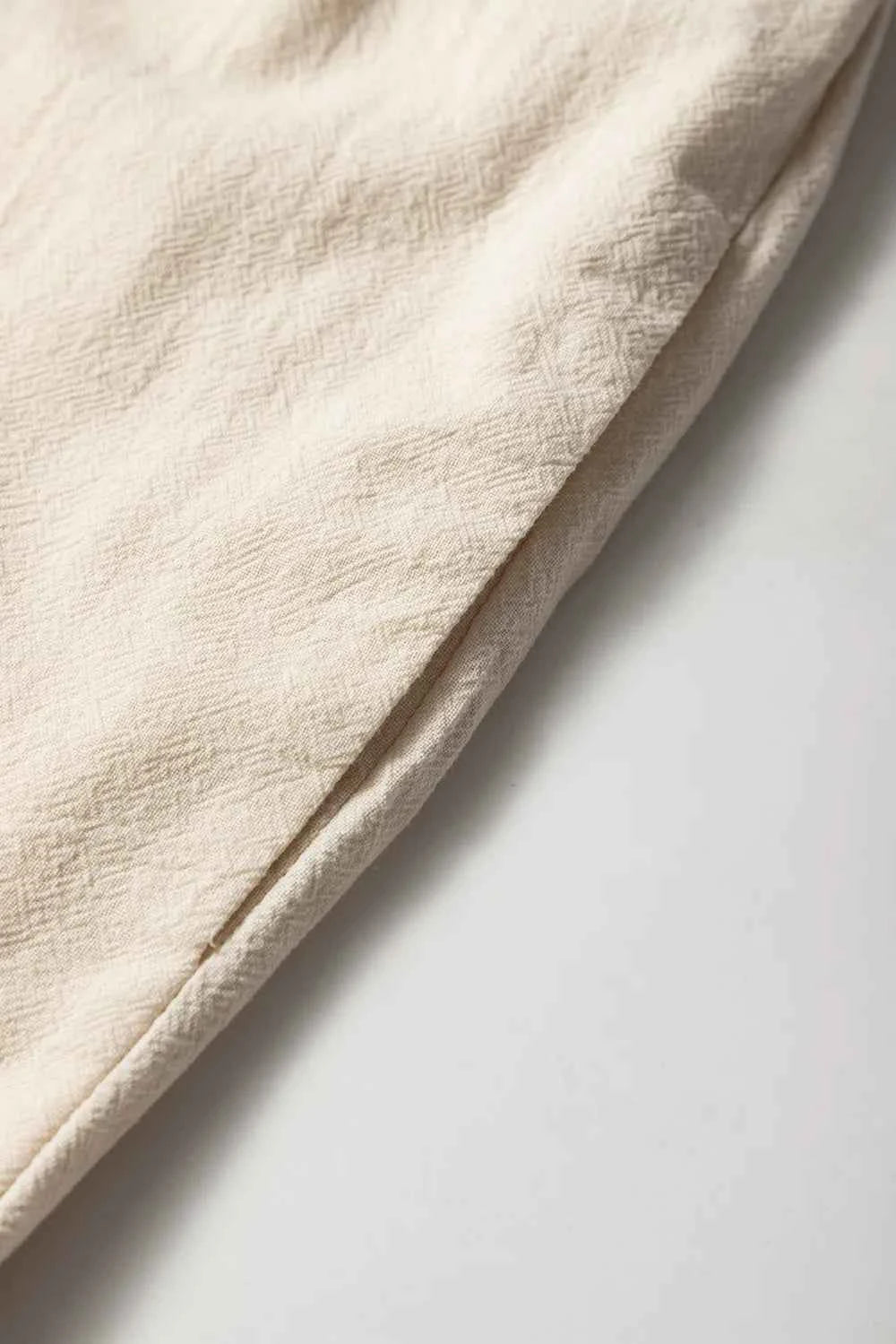 Ruched Sleeveless Wide Leg Jumpsuit.