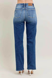 Judy Blue Full Size High Waist 90's Straight Leg Jeans.