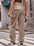 Casual Wide Leg Cargo Jeans.