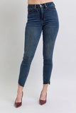 Judy Blue Plus Size High Waist Tummy Control Skinny Jeans.
