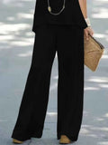 Halter Top and Wide Leg Pants Matching Set.