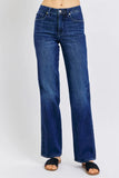 Judy Blue Plus Size Tummy Control Straight Jeans.