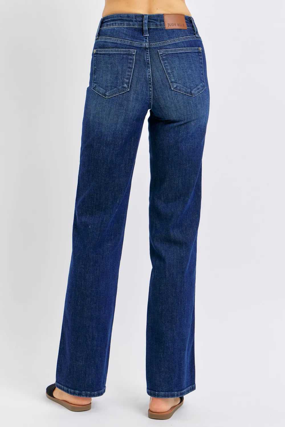 Judy Blue Plus Size Tummy Control Straight Jeans.