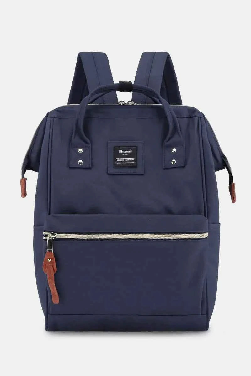 Himawari Waterproof Canvas Backpack with Padded Laptop Compartment.