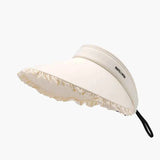 Frill Adjustable Ice Silk Sun Hat.