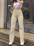 High-Waisted Wide Leg Jeans.