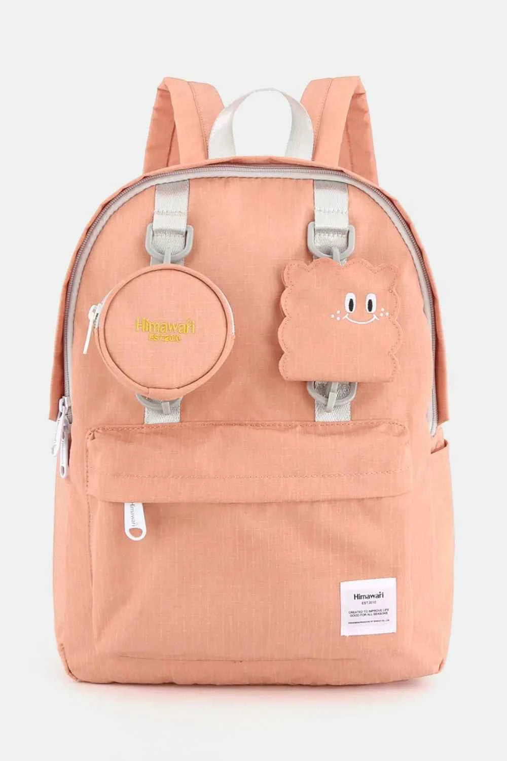 Himawari Waterproof Canvas Backpack with Detachable Coin Purse.