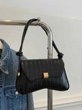 PU Leather Crossbody Bag with Texture.