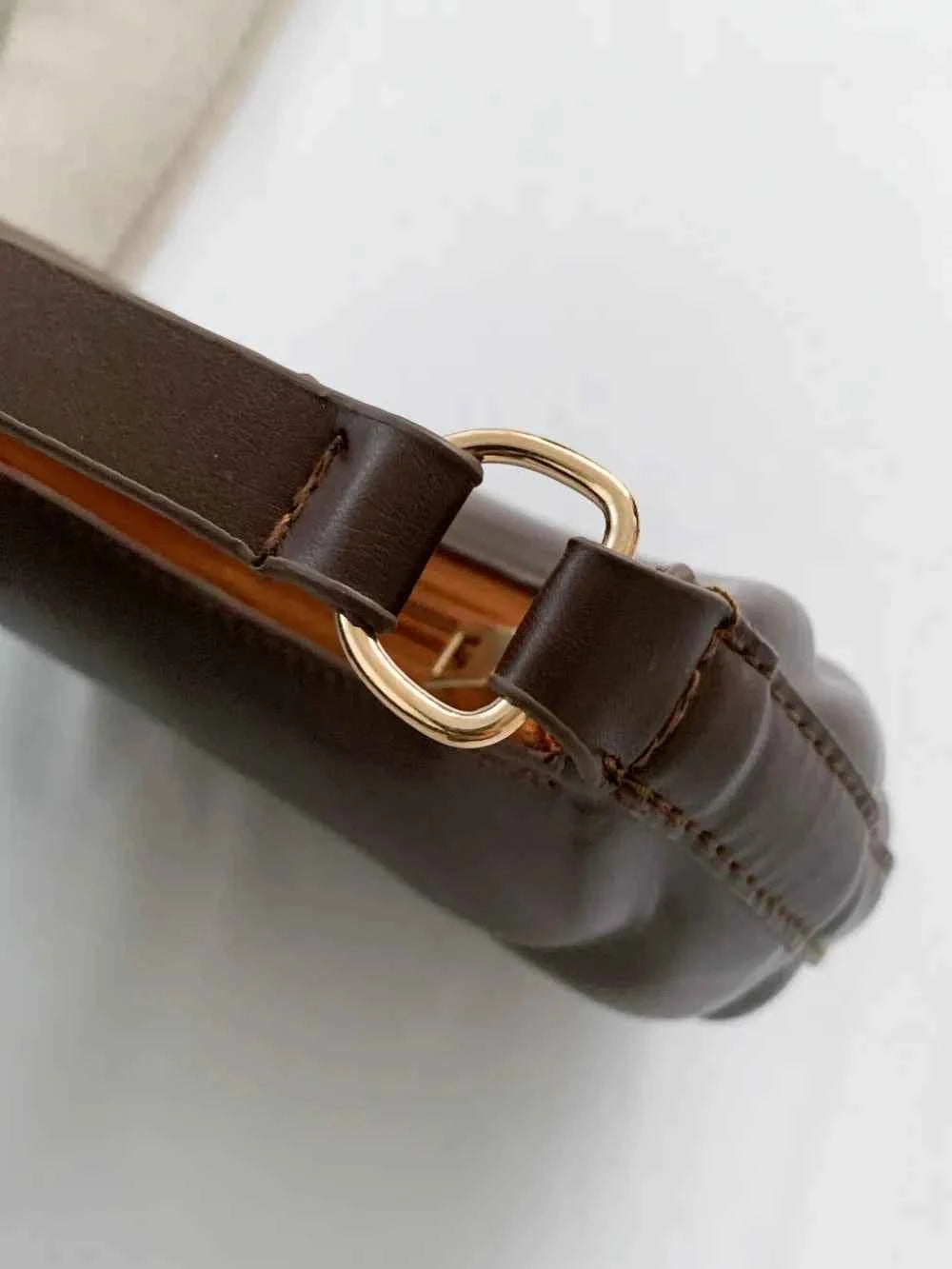 PU Leather Medium Shoulder Bag with EarPods Compartment.