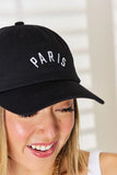 Embroidered City Baseball Cap.