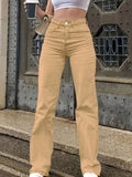 High-Waisted Wide Leg Jeans.