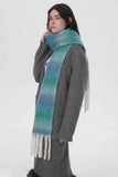 Fringe Gradient Thermal Scarf.