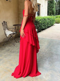 Sweetheart Neck Ruffled Maxi Cami Dress.