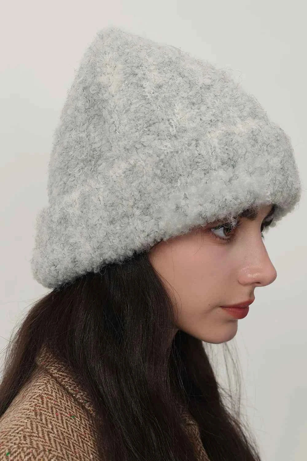 Solid Color Thermal Knit Hat.