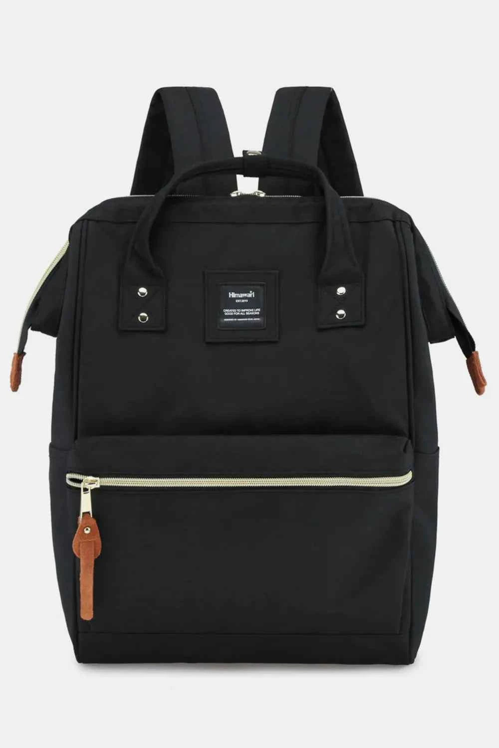 Himawari Waterproof Canvas Backpack with Padded Laptop Compartment.
